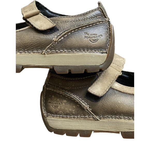 Vintage Rare Y2k Dr Martens Sporty Mary Jane Brown Tan Flats Shoes Size 6/36 - Picture 5 of 8